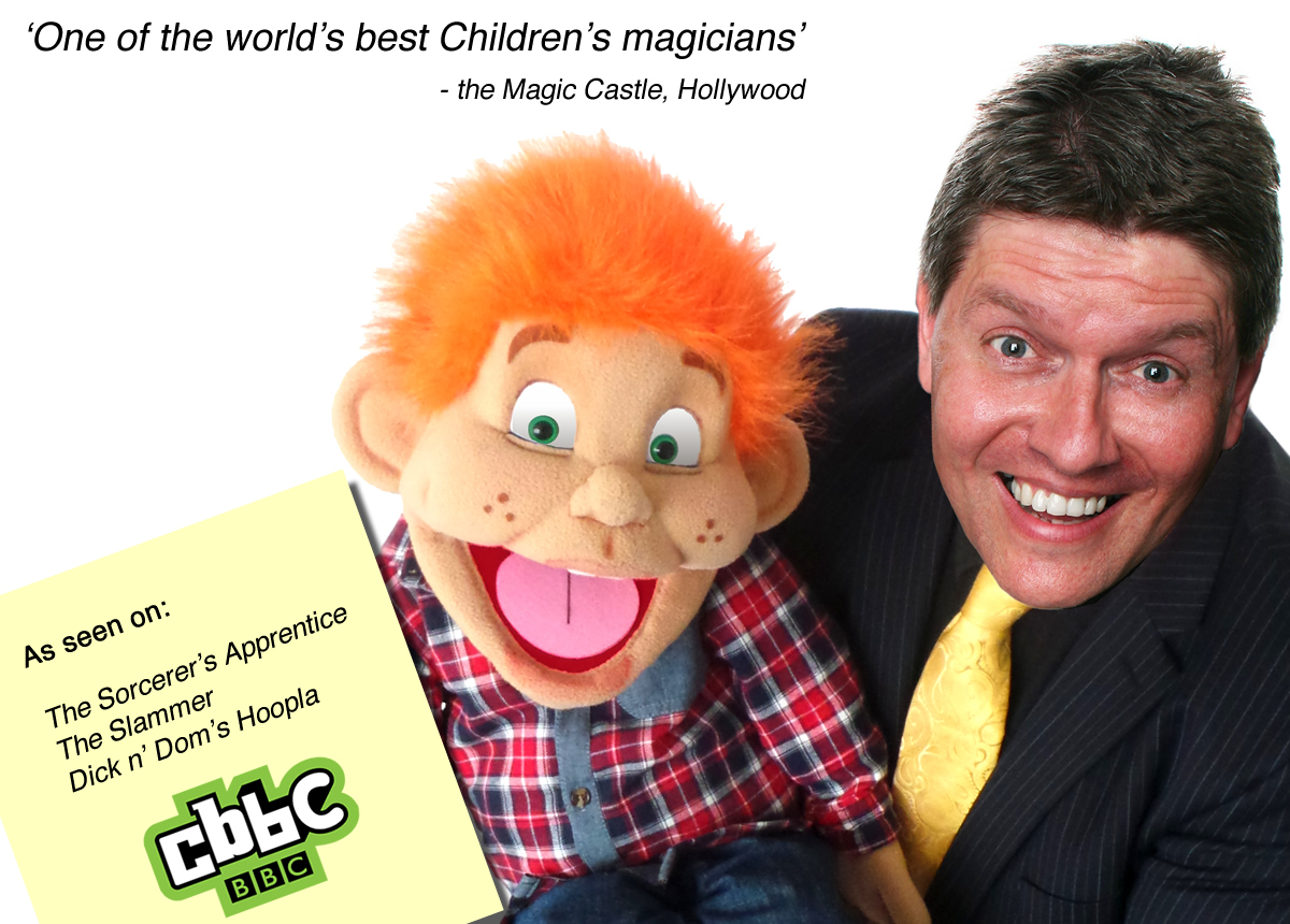 Children's Entertainer in sheffield - magician and ventriloquist